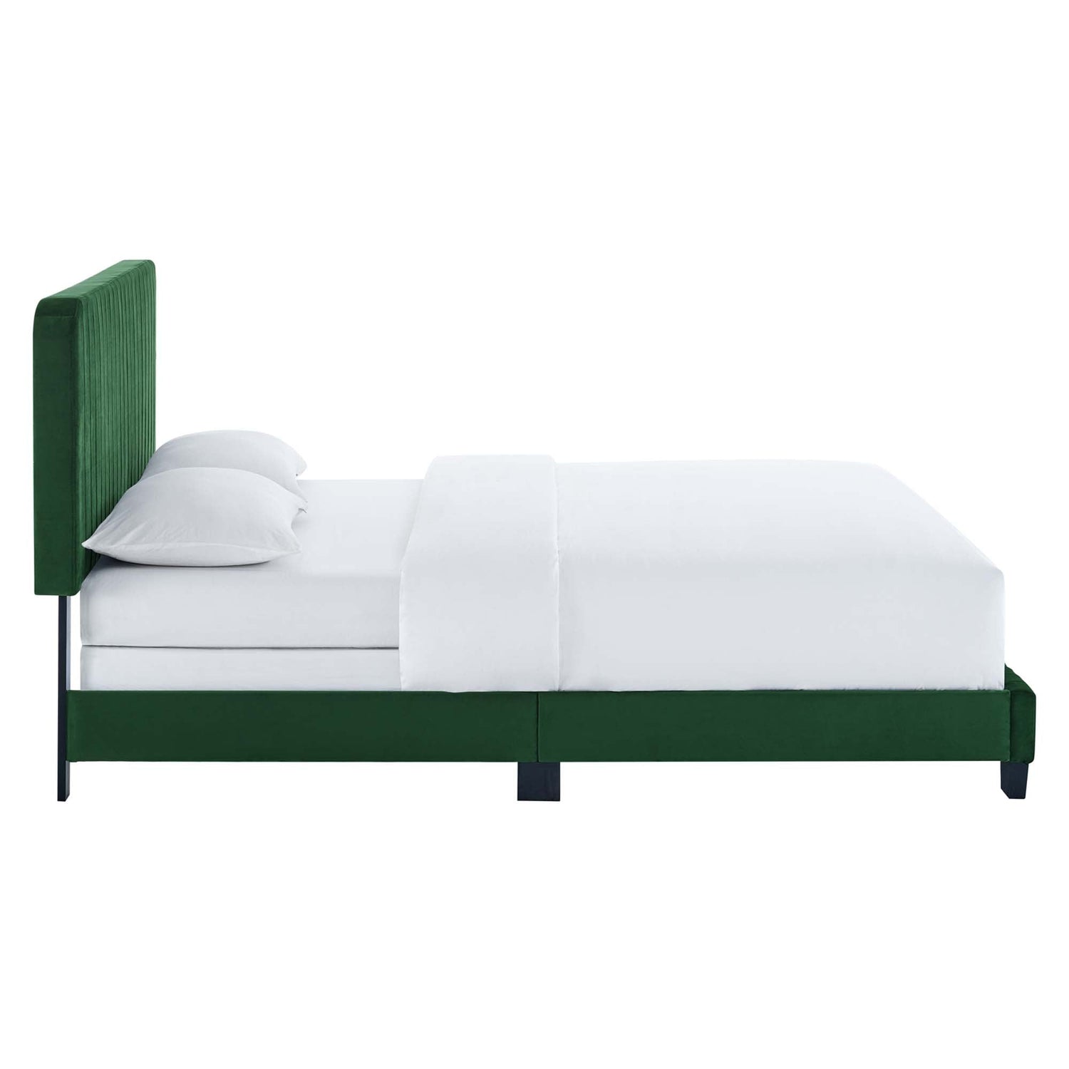 Celine Channel Tufted Performance Velvet Bed by Modway