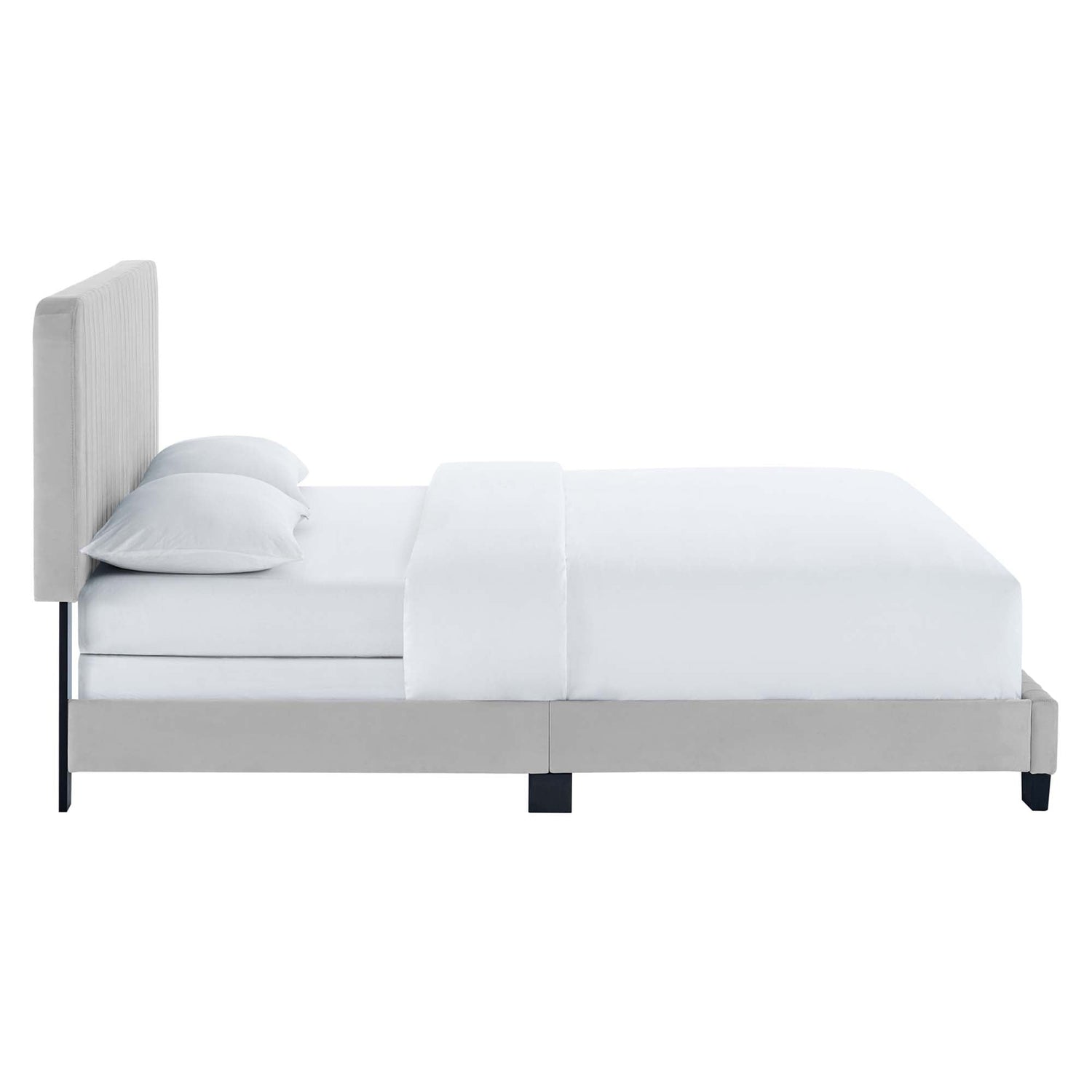 Celine Channel Tufted Performance Velvet Bed by Modway
