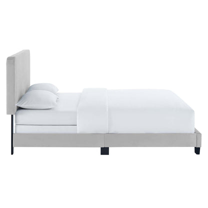 Celine Channel Tufted Performance Velvet Bed by Modway