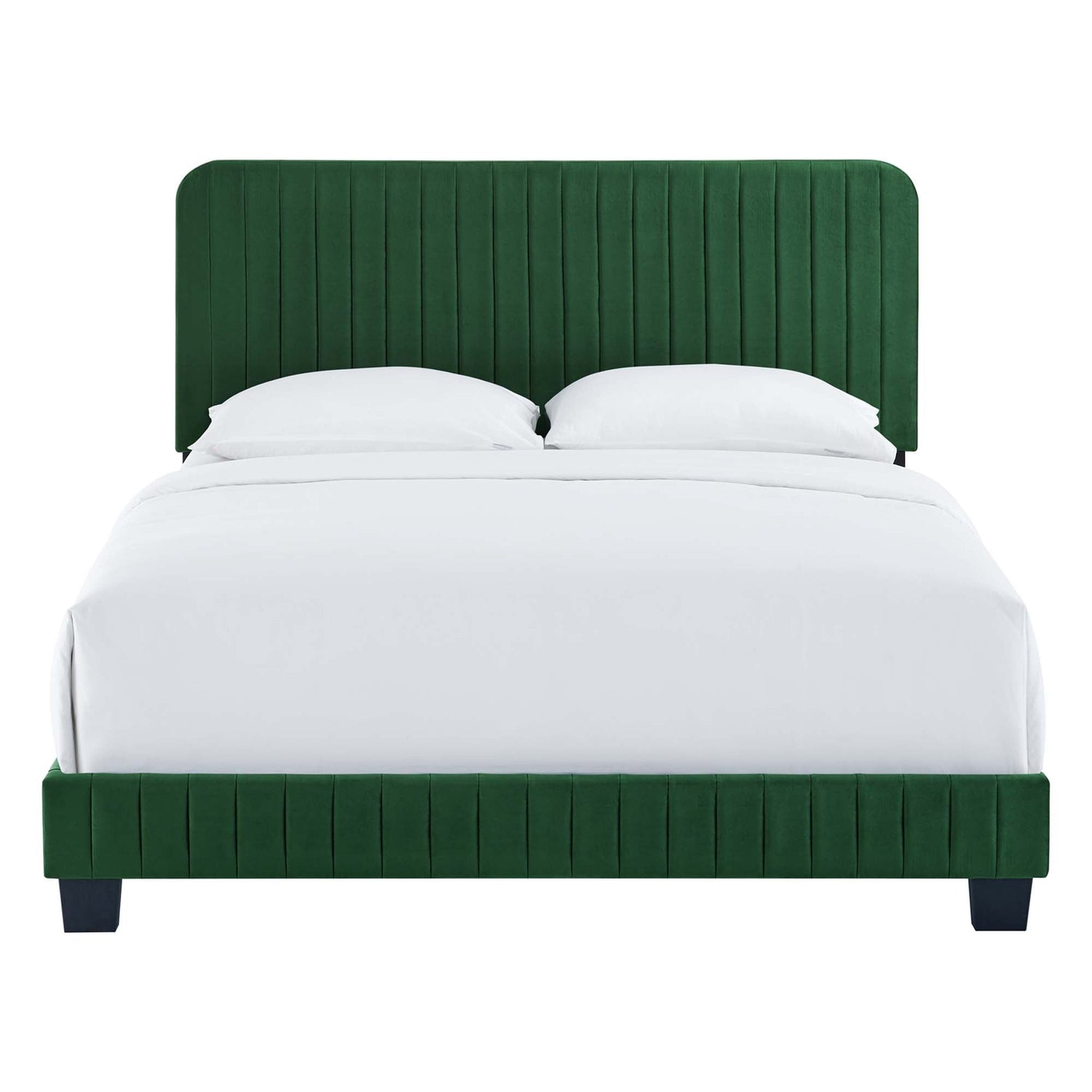 Celine Channel Tufted Performance Velvet Bed by Modway