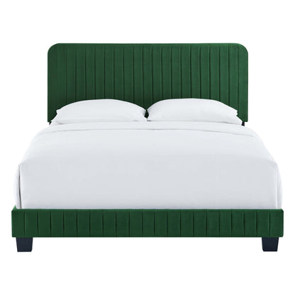 Celine Channel Tufted Performance Velvet Bed by Modway