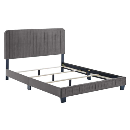 Celine Channel Tufted Performance Velvet Bed by Modway