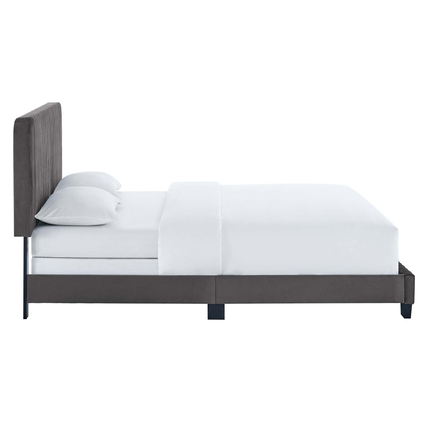Celine Channel Tufted Performance Velvet Bed by Modway
