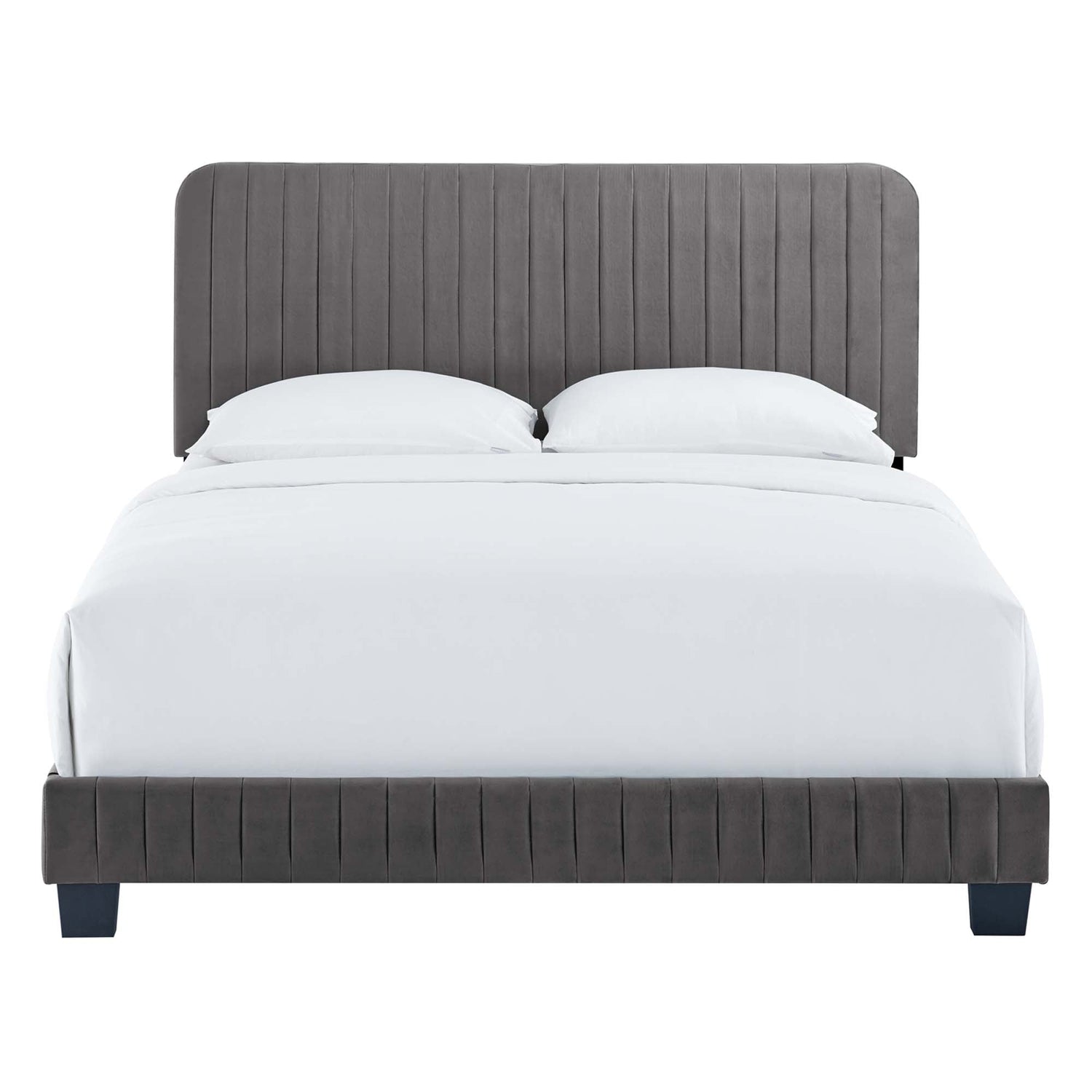 Celine Channel Tufted Performance Velvet Bed by Modway
