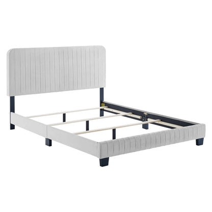 Celine Channel Tufted Performance Velvet Bed by Modway