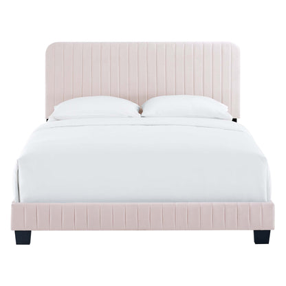 Celine Channel Tufted Performance Velvet Bed by Modway