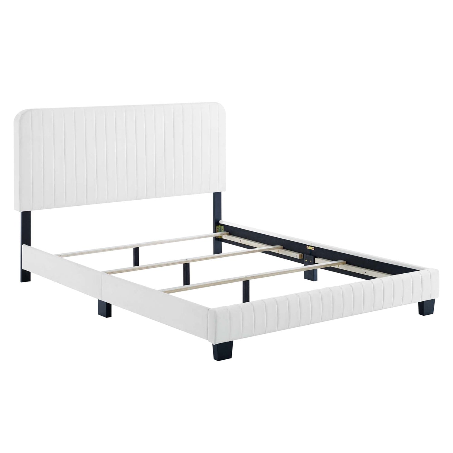 Celine Channel Tufted Performance Velvet Bed by Modway