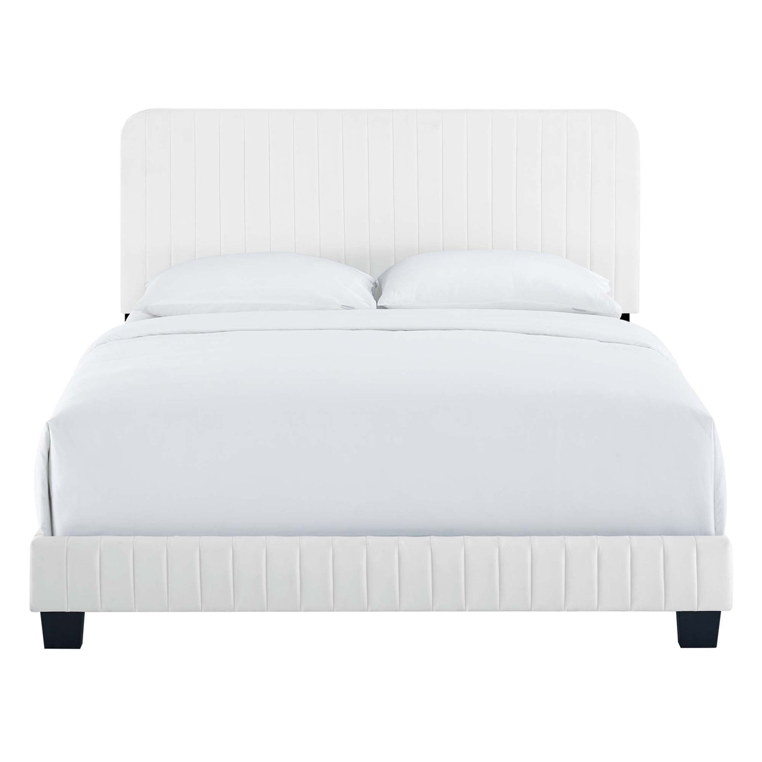 Celine Channel Tufted Performance Velvet Bed by Modway