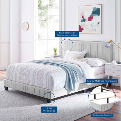 Celine Channel Tufted Performance Velvet Bed by Modway
