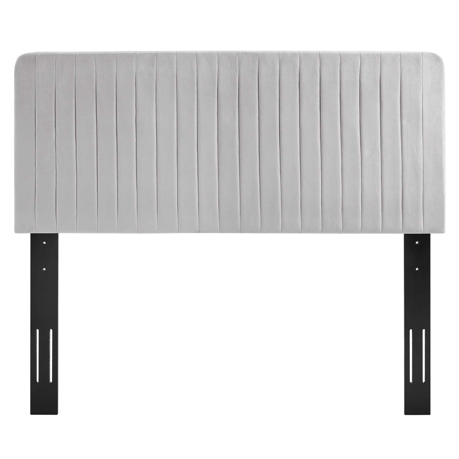 Milenna Channel Tufted Performance Velvet Headboard By HouseBean