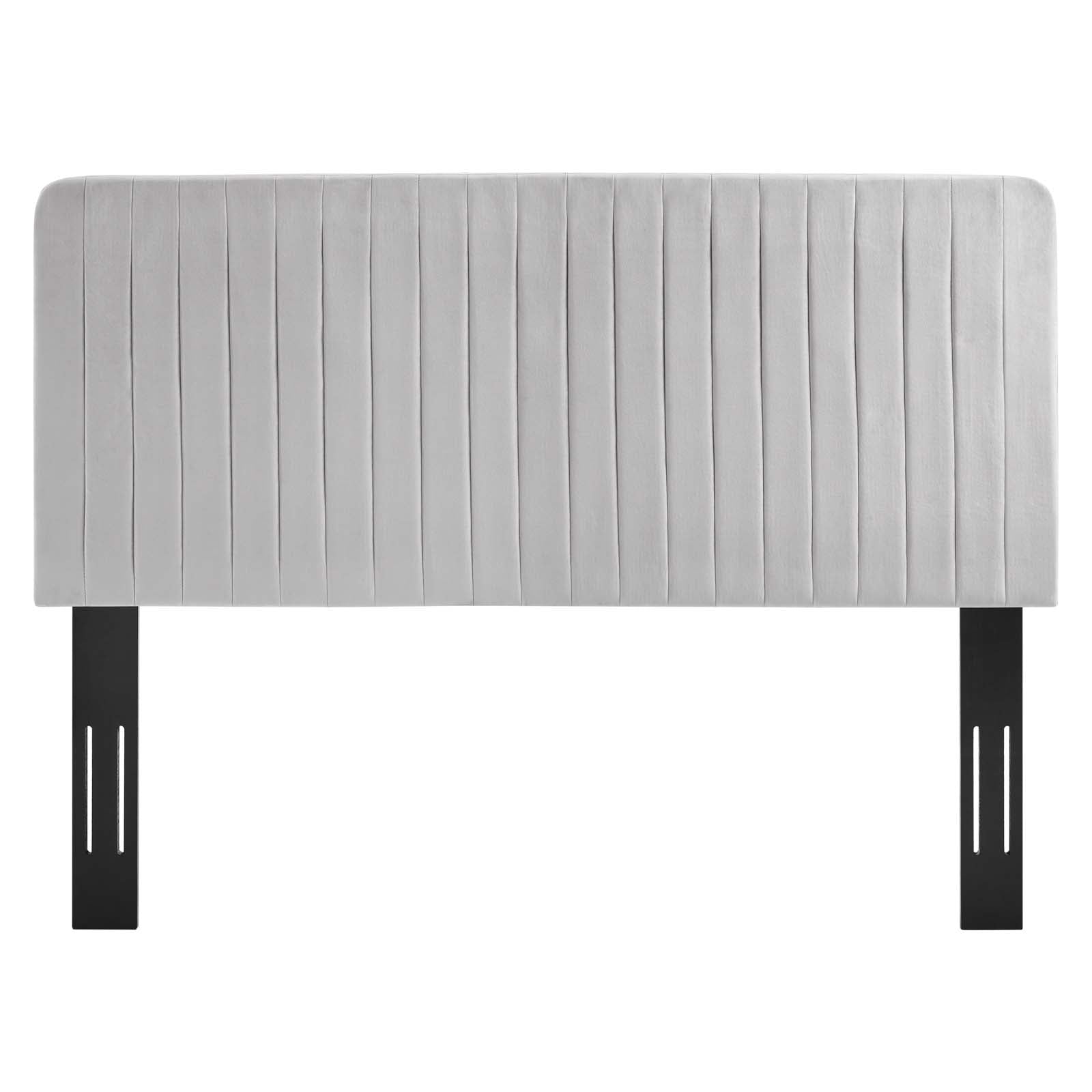 Milenna Channel Tufted Performance Velvet Headboard By HouseBean