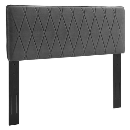 Leila Performance Velvet Headboard By HouseBean