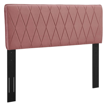 Leila Performance Velvet Headboard By HouseBean