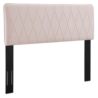 Leila Performance Velvet Headboard By HouseBean