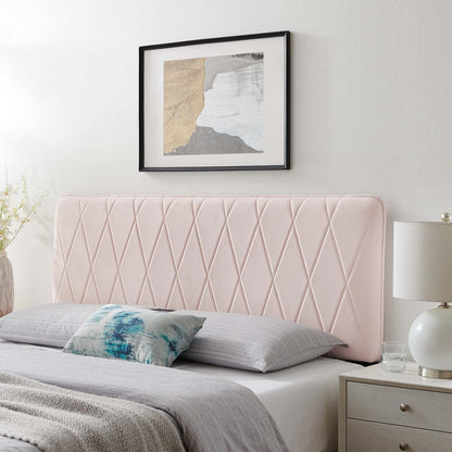 Leila Performance Velvet Headboard By HouseBean