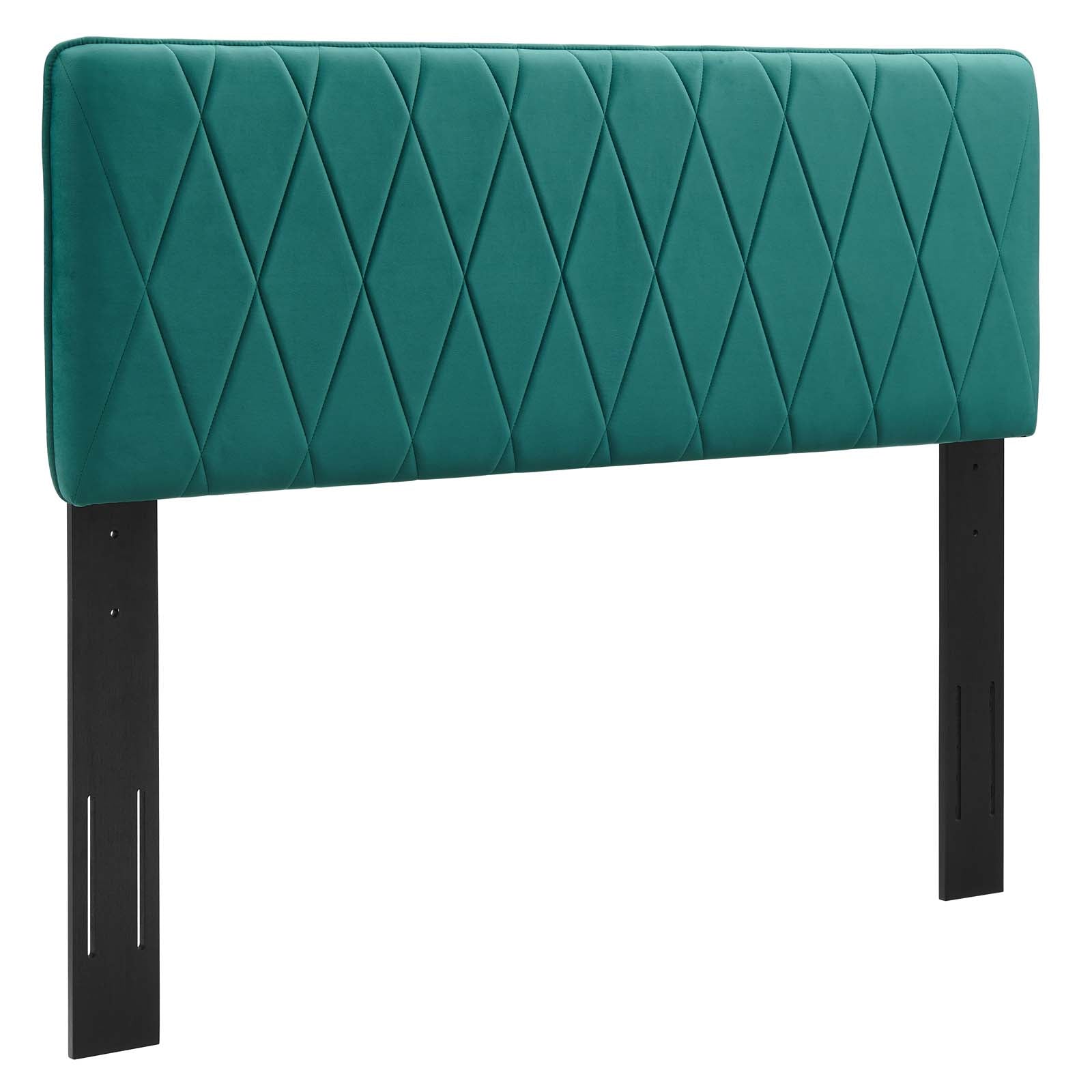 Leila Performance Velvet Headboard By HouseBean