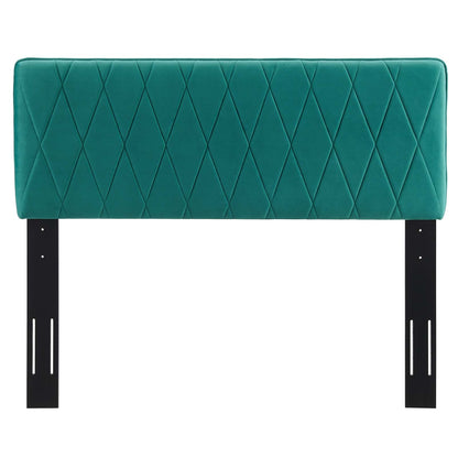 Leila Performance Velvet Headboard By HouseBean