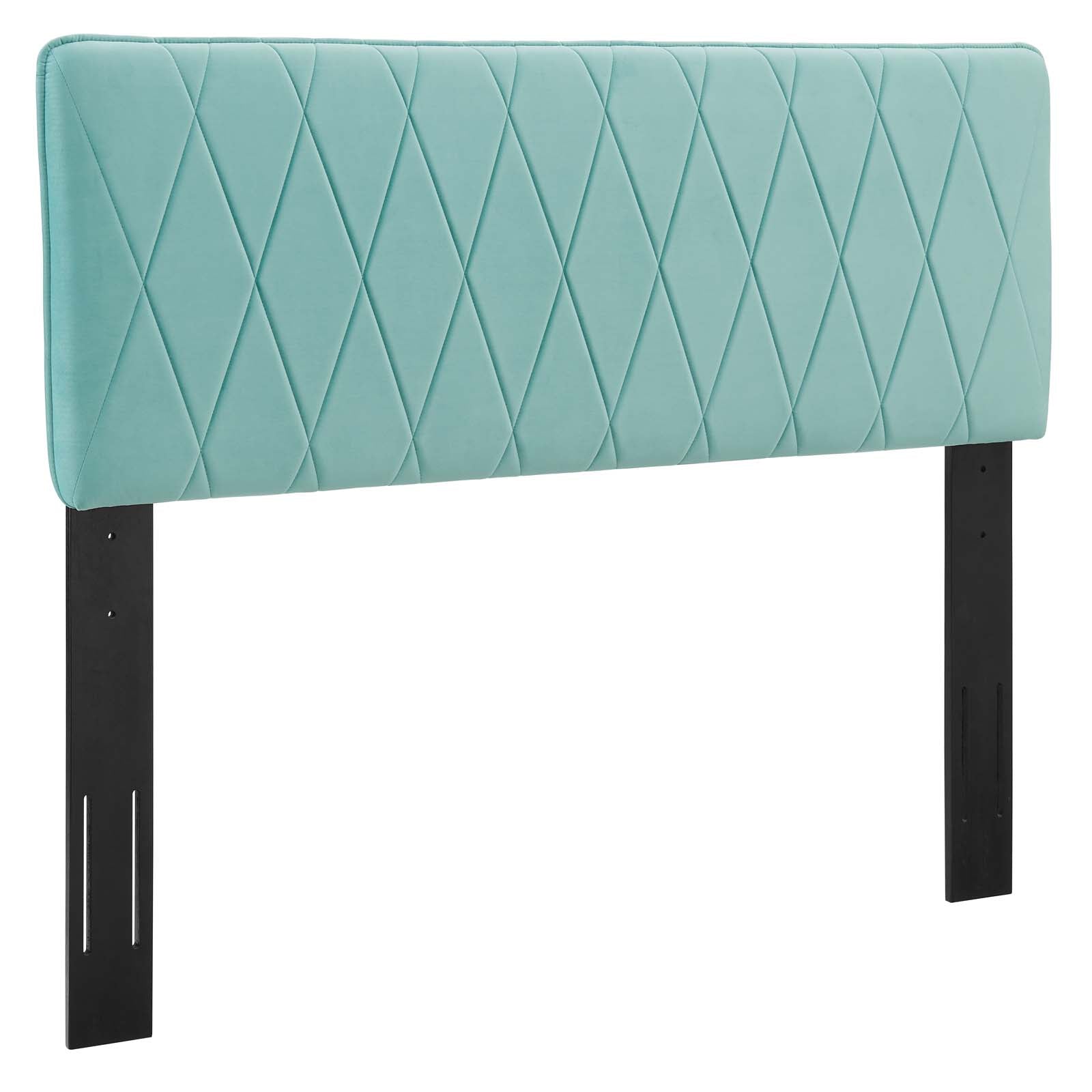 Leila Performance Velvet Headboard By HouseBean