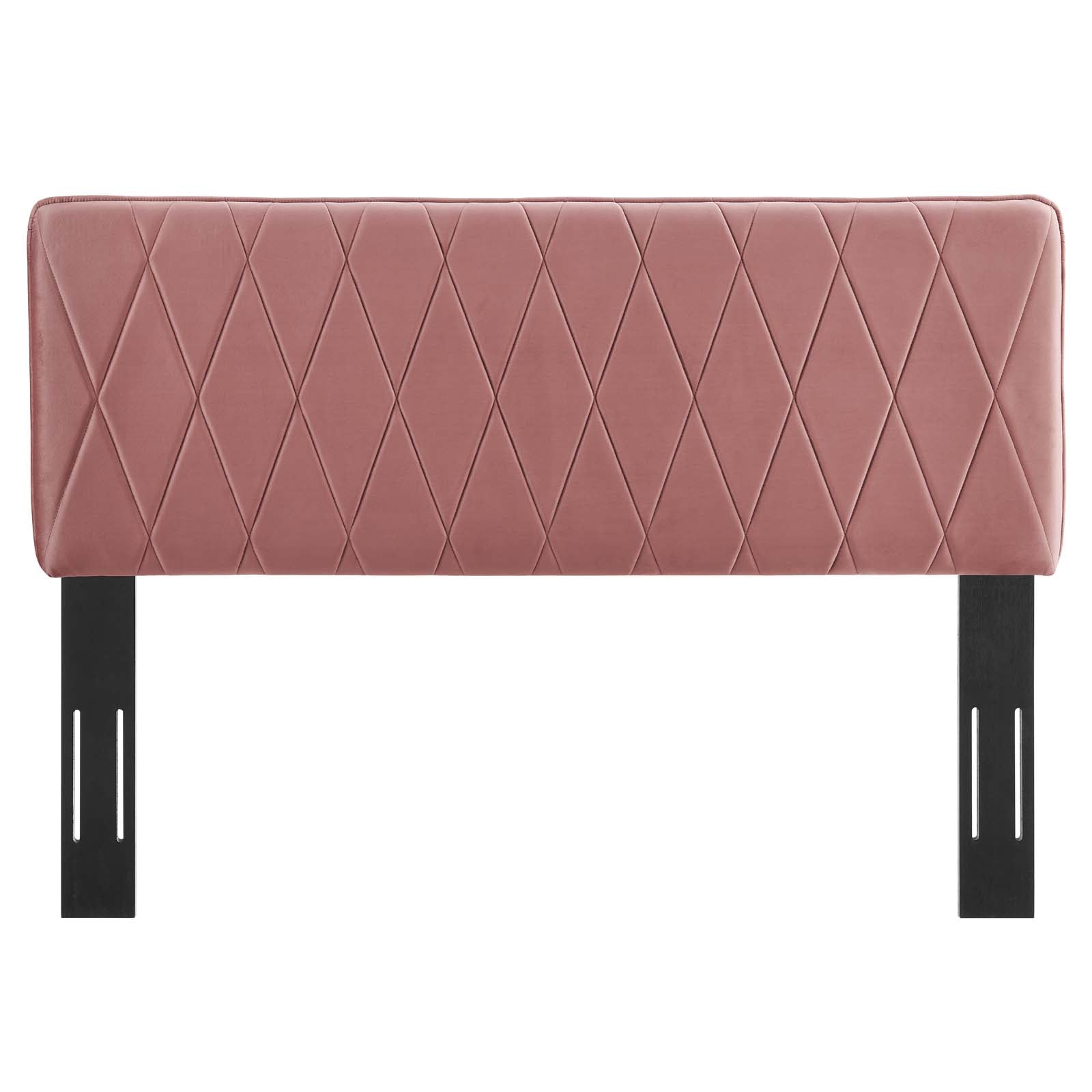 Leila Performance Velvet Headboard By HouseBean