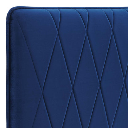 Leila Performance Velvet Headboard By HouseBean