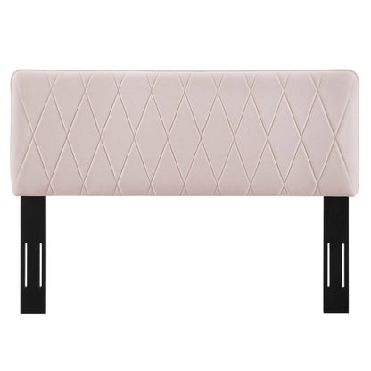 Leila Performance Velvet Headboard By HouseBean