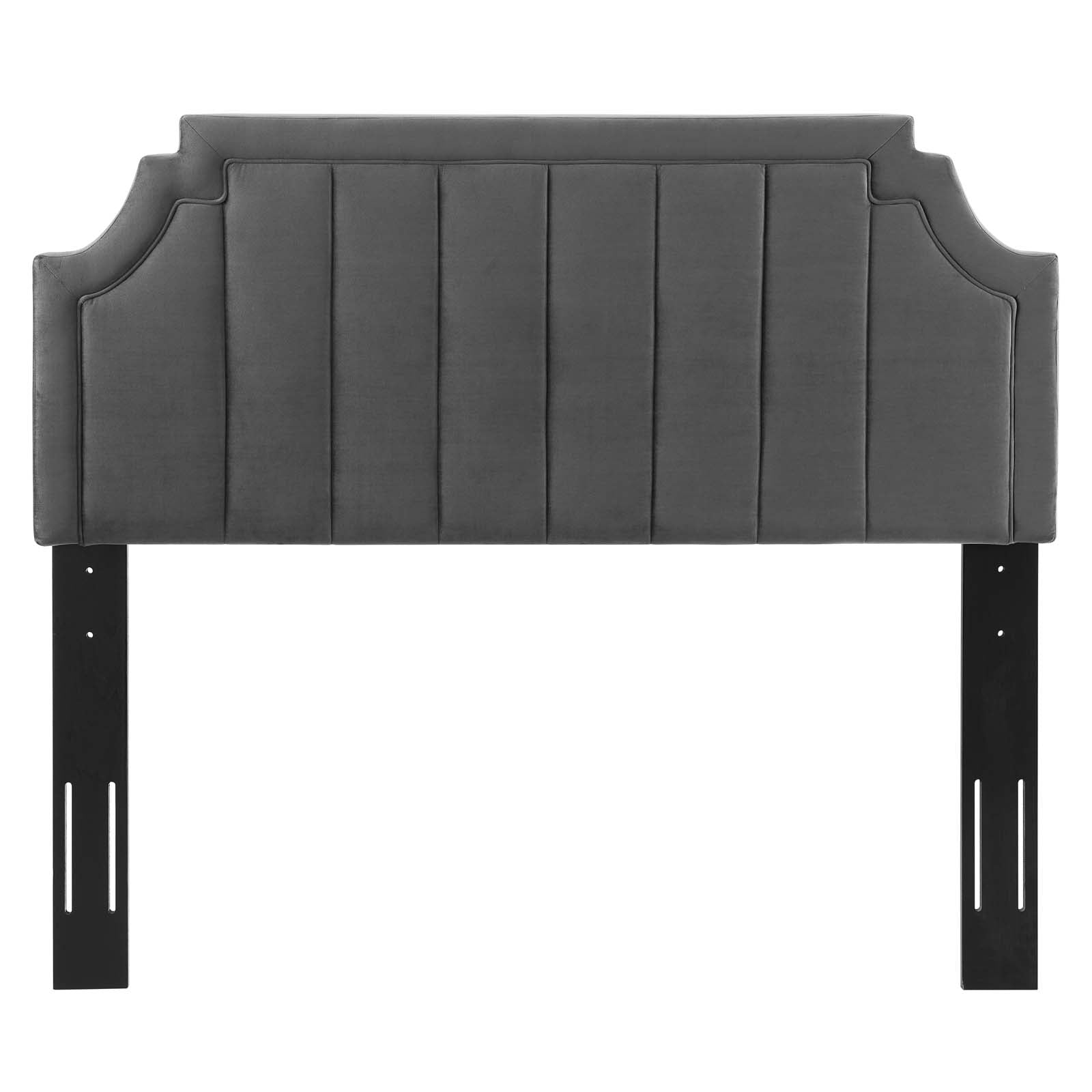 Alyona Channel Tufted Performance Velvet Headboard By HouseBean