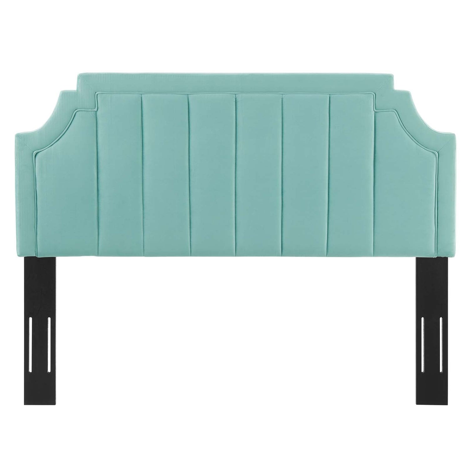 Alyona Channel Tufted Performance Velvet Headboard By HouseBean