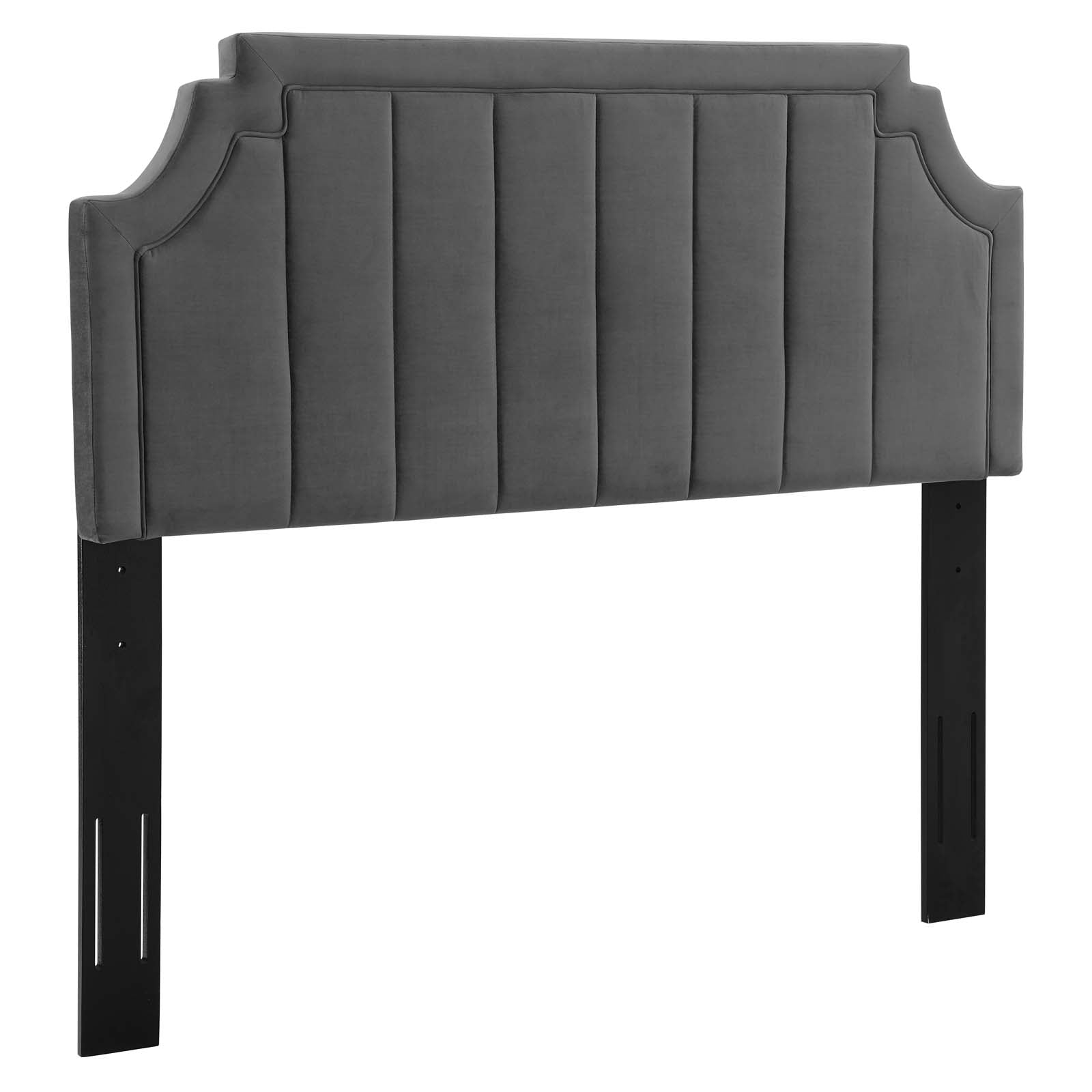 Alyona Channel Tufted Performance Velvet Headboard By HouseBean