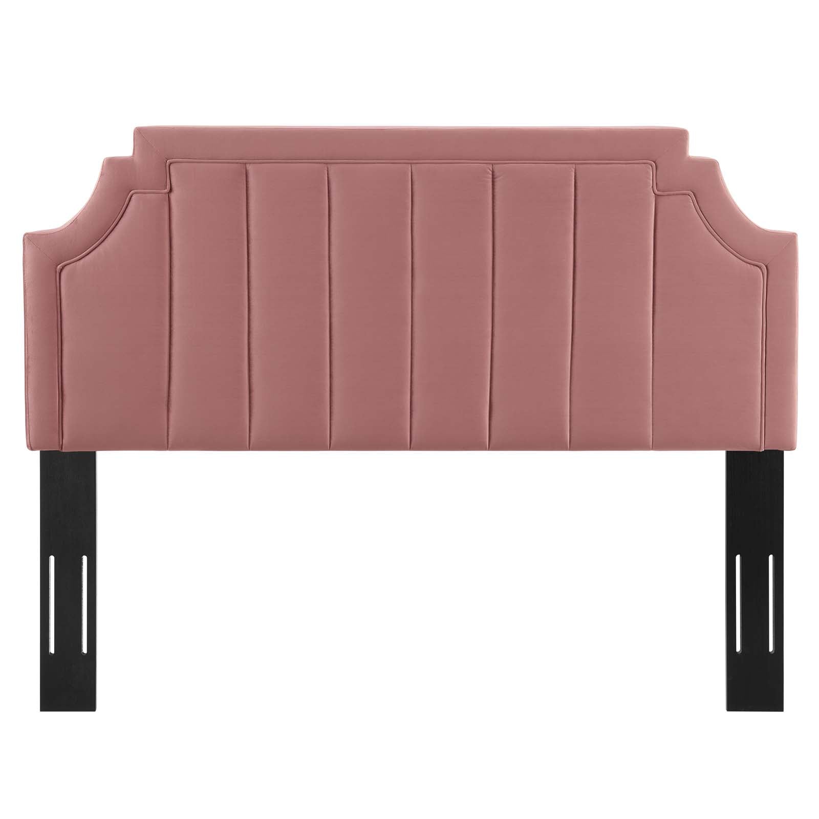 Alyona Channel Tufted Performance Velvet Headboard By HouseBean