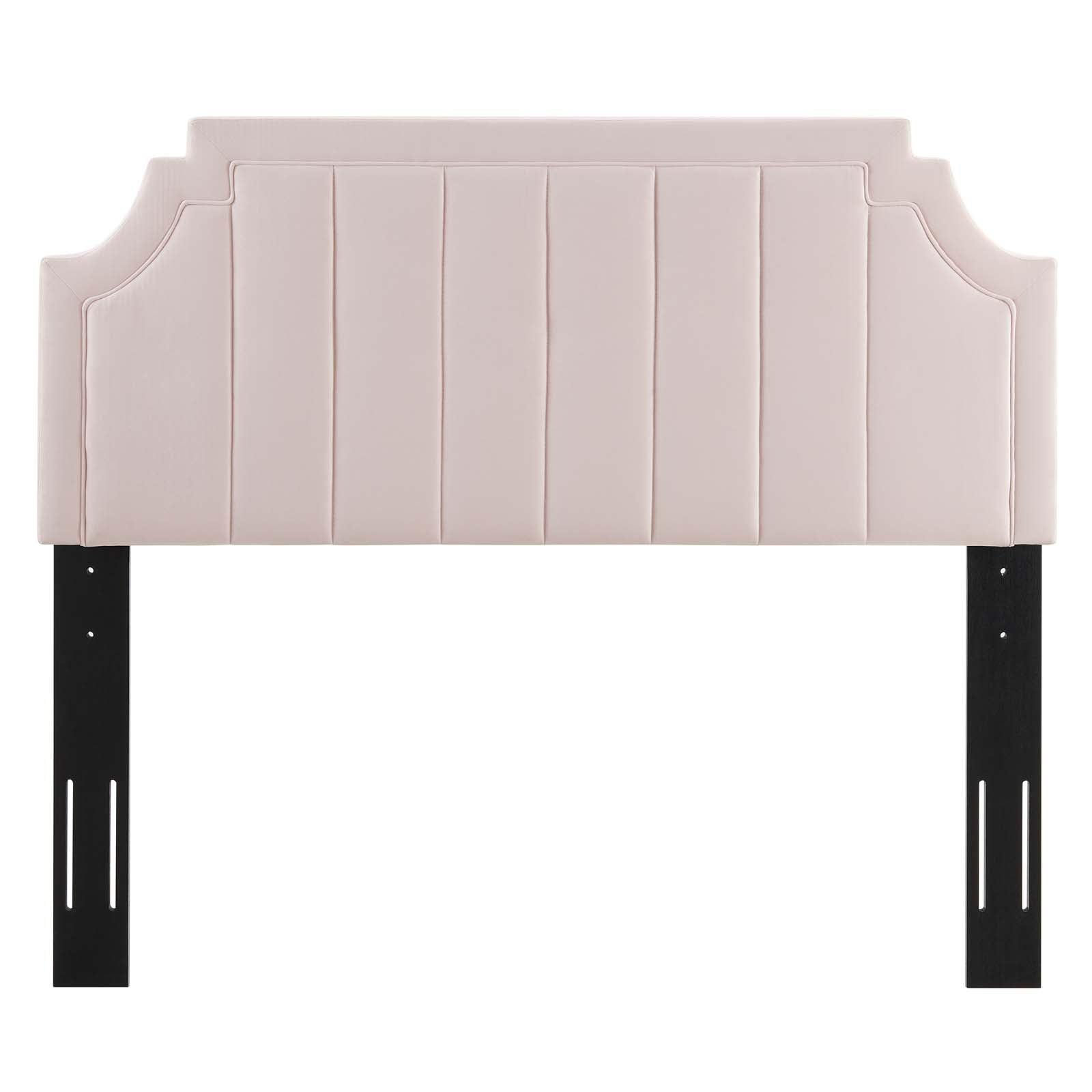 Alyona Channel Tufted Performance Velvet Headboard By HouseBean