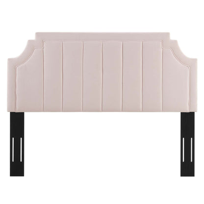 Alyona Channel Tufted Performance Velvet Headboard By HouseBean