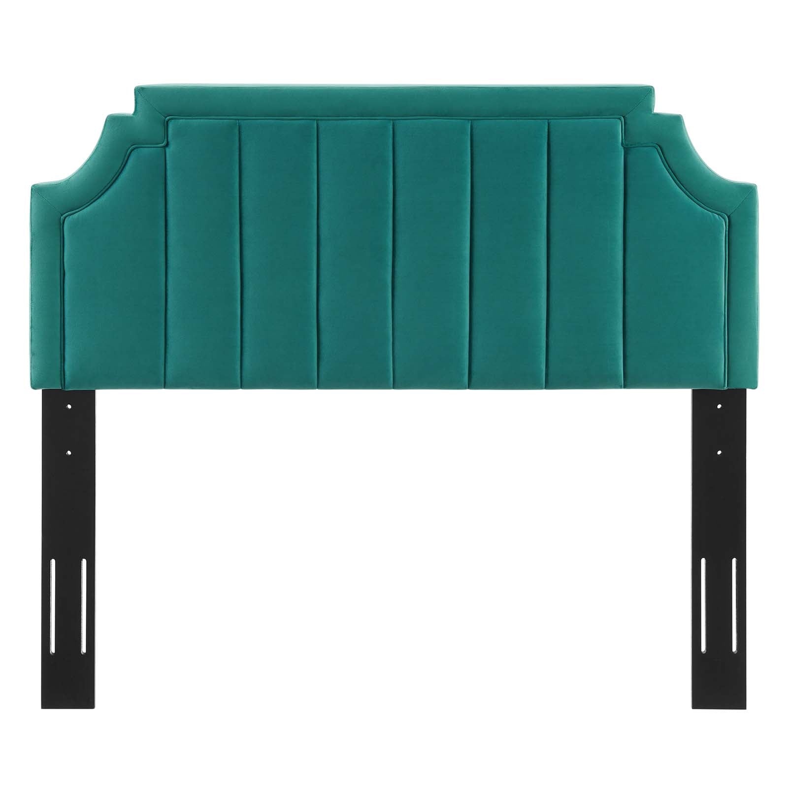 Alyona Channel Tufted Performance Velvet Headboard By HouseBean