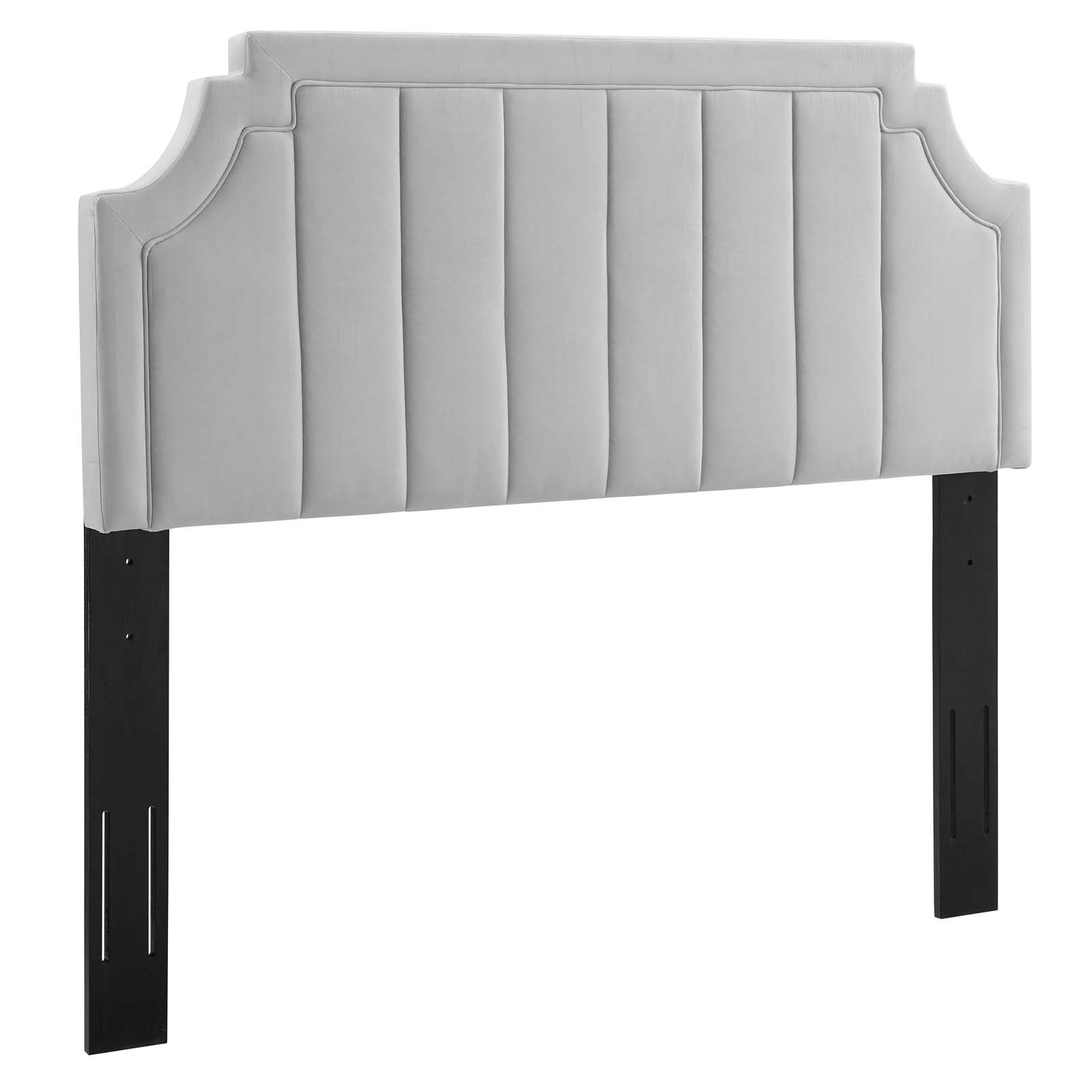 Alyona Channel Tufted Performance Velvet Headboard By HouseBean