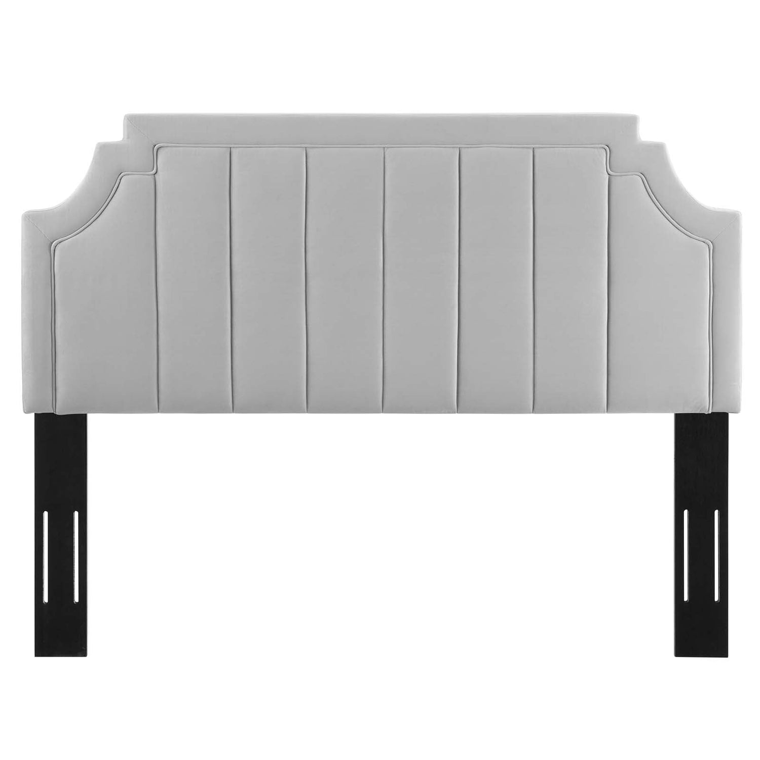 Alyona Channel Tufted Performance Velvet Headboard By HouseBean