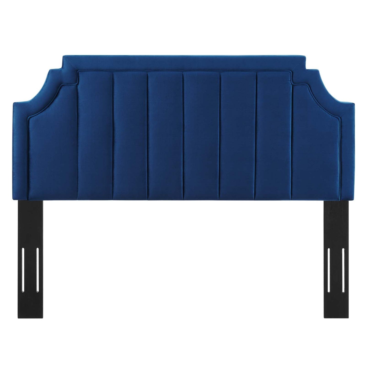 Alyona Channel Tufted Performance Velvet Headboard By HouseBean