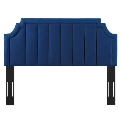 Alyona Channel Tufted Performance Velvet Headboard By HouseBean