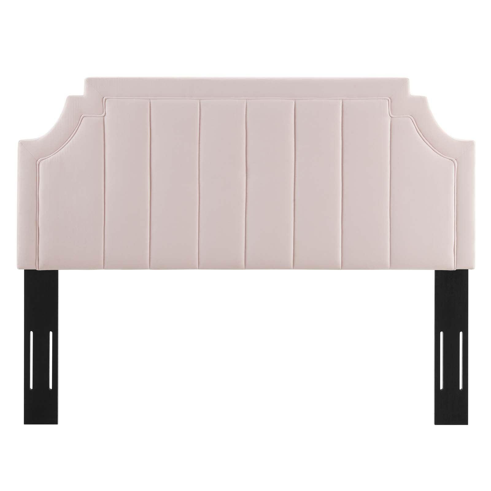 Alyona Channel Tufted Performance Velvet Headboard By HouseBean