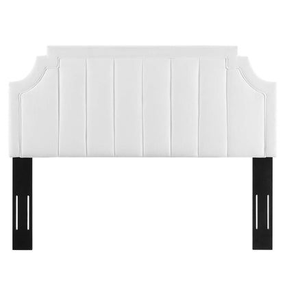 Alyona Channel Tufted Performance Velvet Headboard By HouseBean