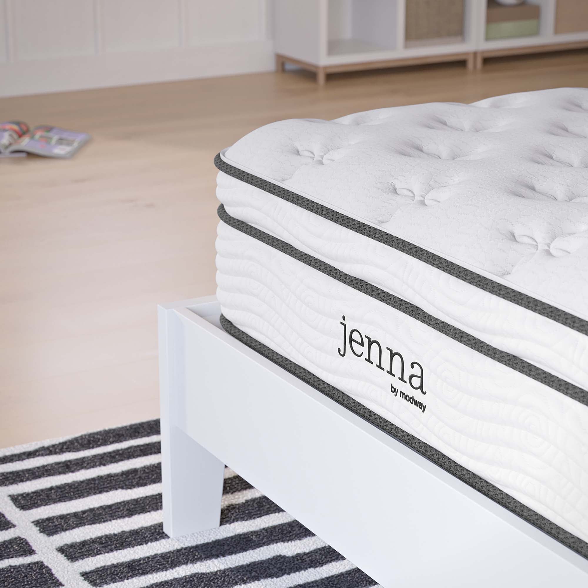 Jenna Innerspring and Foam Mattress by Modway