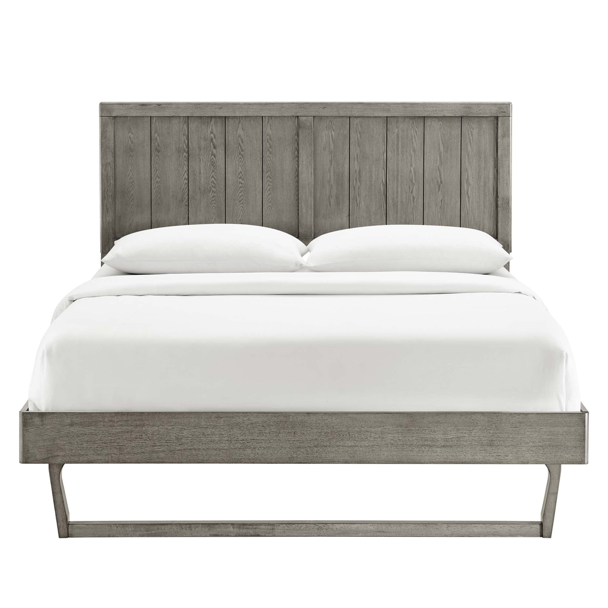 Alana Wood Platform Bed With Angular Frame by Modway