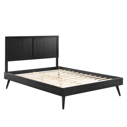 Alana Wood Platform Bed With Splayed Legs by Modway