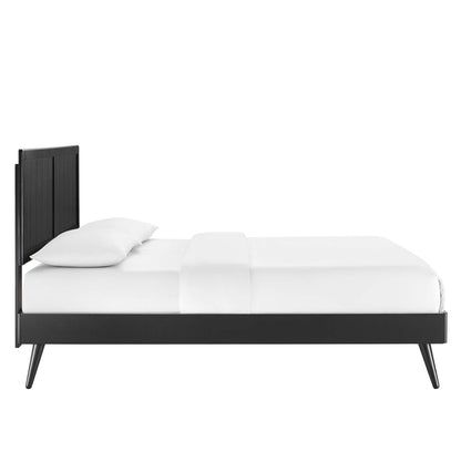 Alana Wood Platform Bed With Splayed Legs by Modway