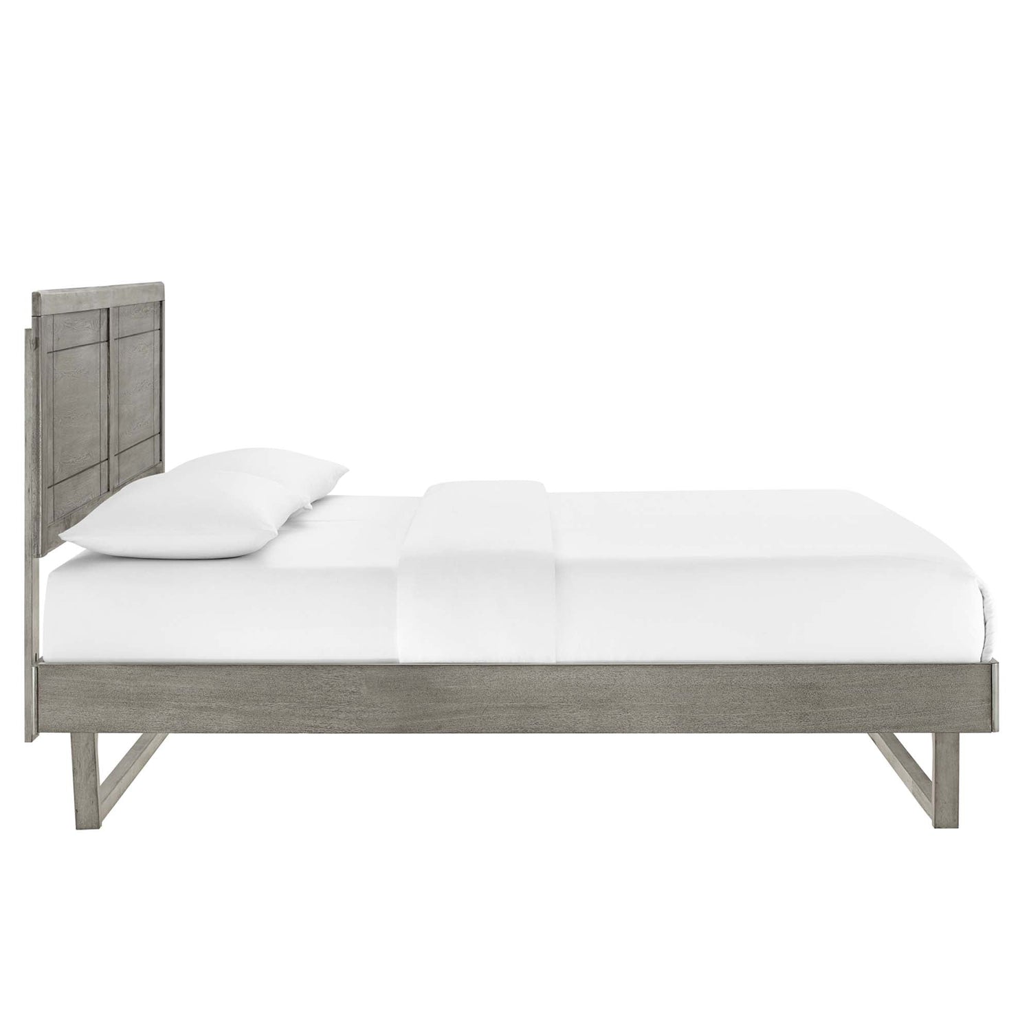 Marlee Wood Platform Bed With Angular Frame by Modway