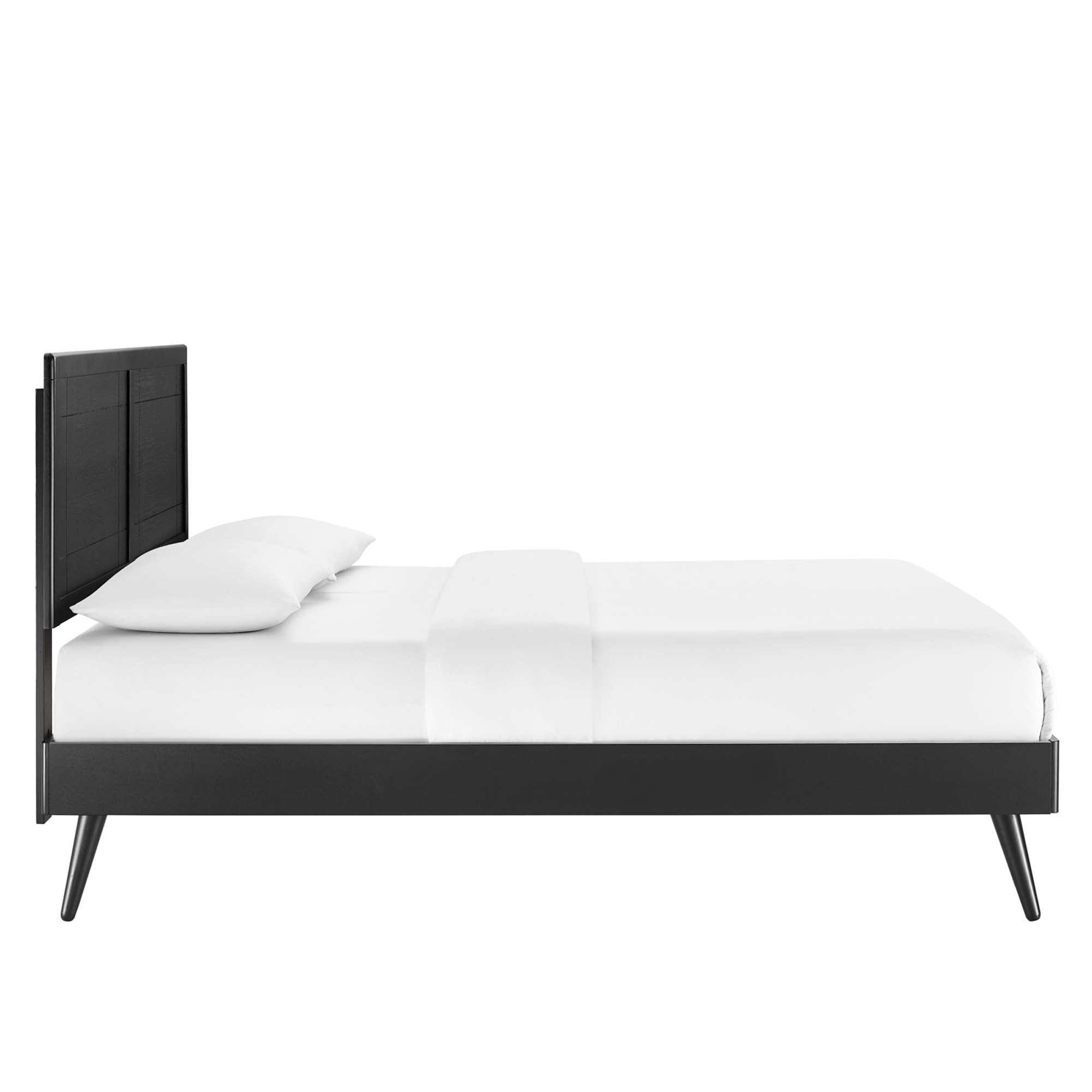 Marlee Wood Platform Bed With Splayed Legs by Modway