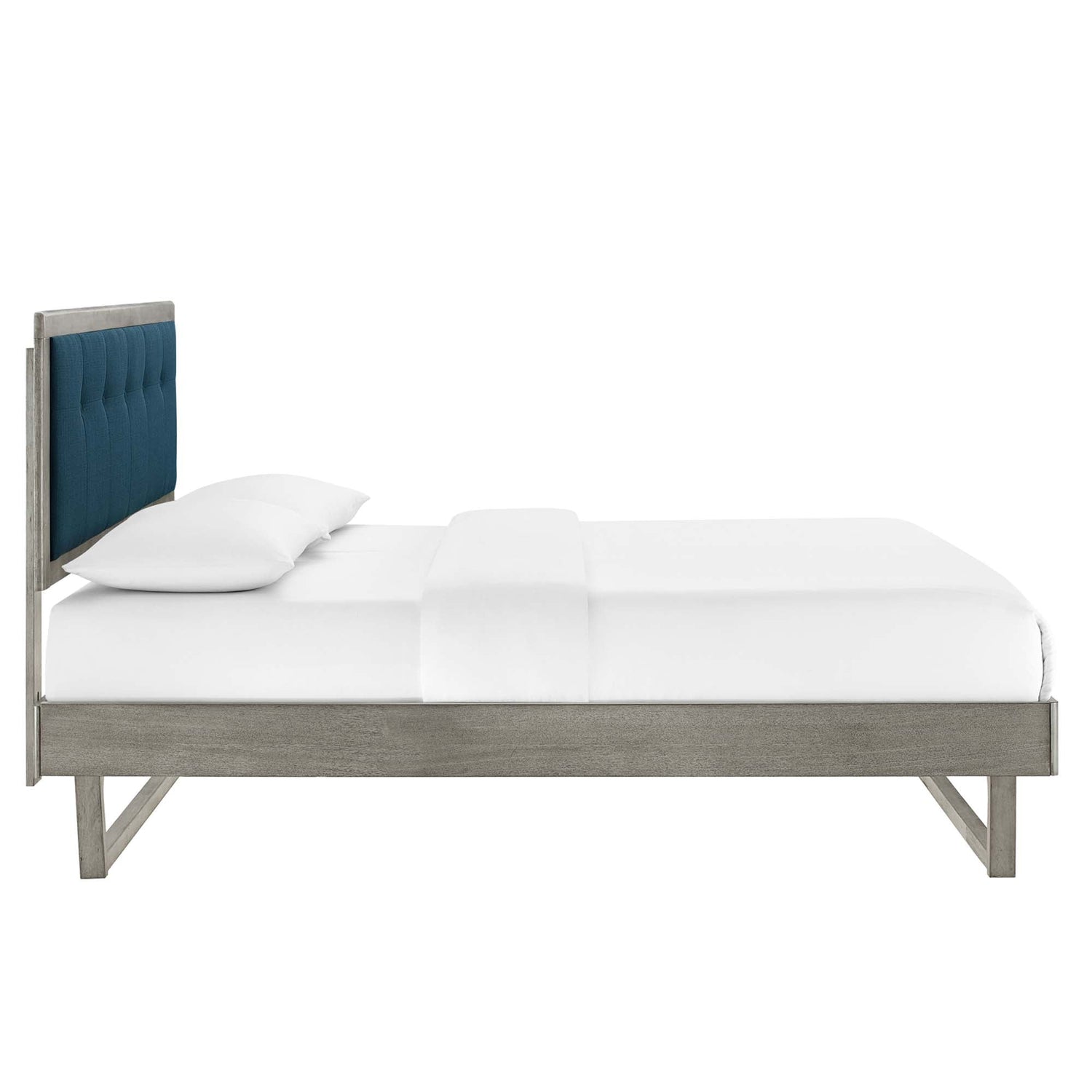 Willow Wood Platform Bed With Angular Frame by Modway
