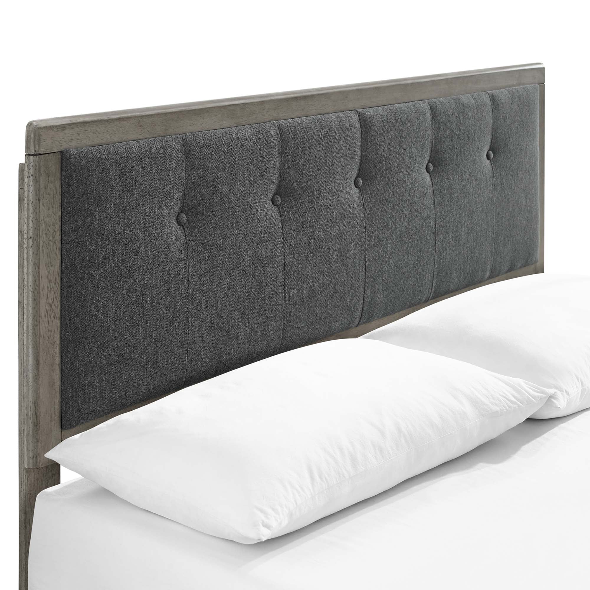 Willow Wood Platform Bed With Angular Frame by Modway