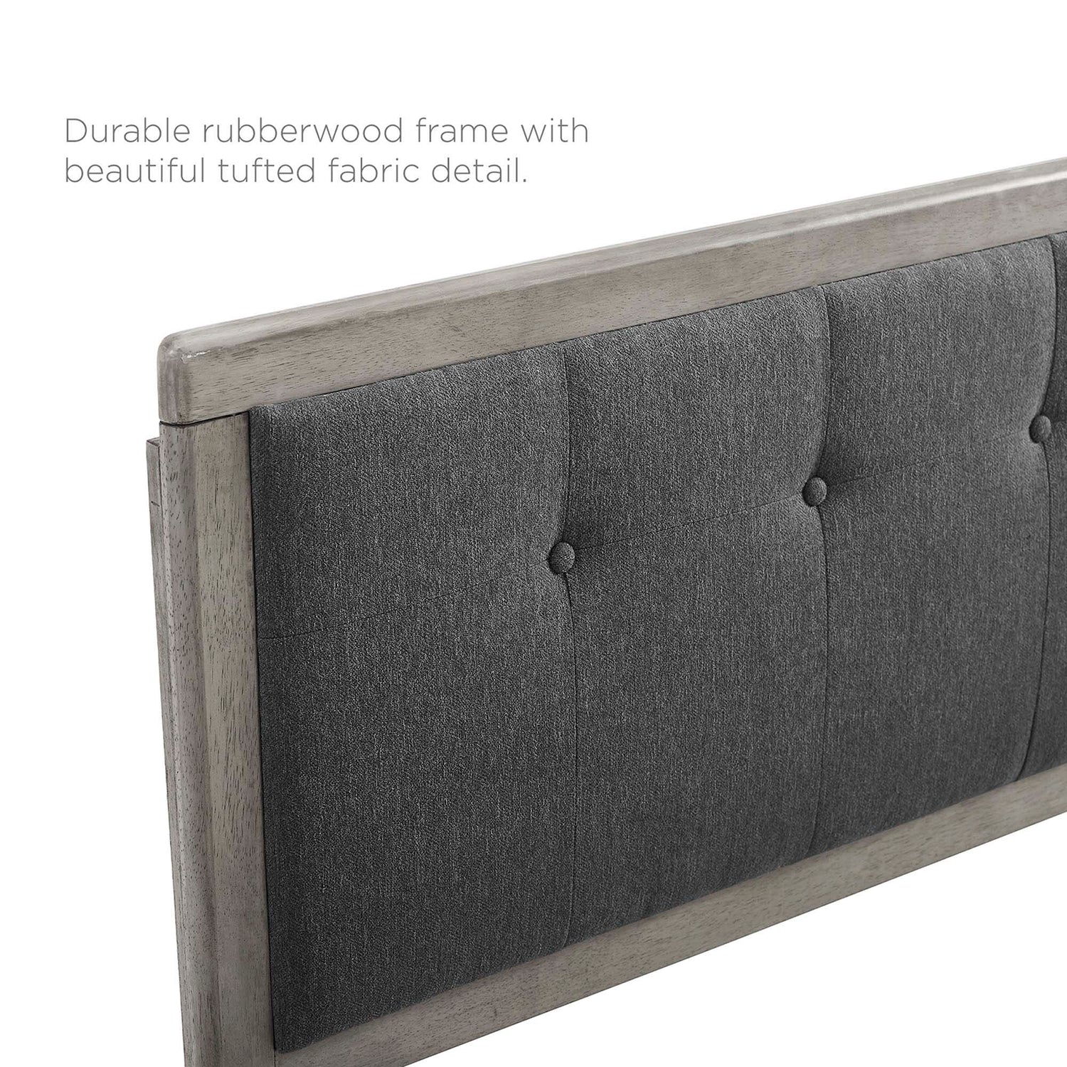 Willow Wood Platform Bed With Angular Frame by Modway