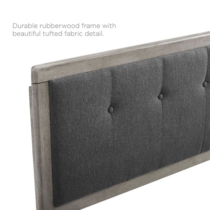 Willow Wood Platform Bed With Angular Frame by Modway