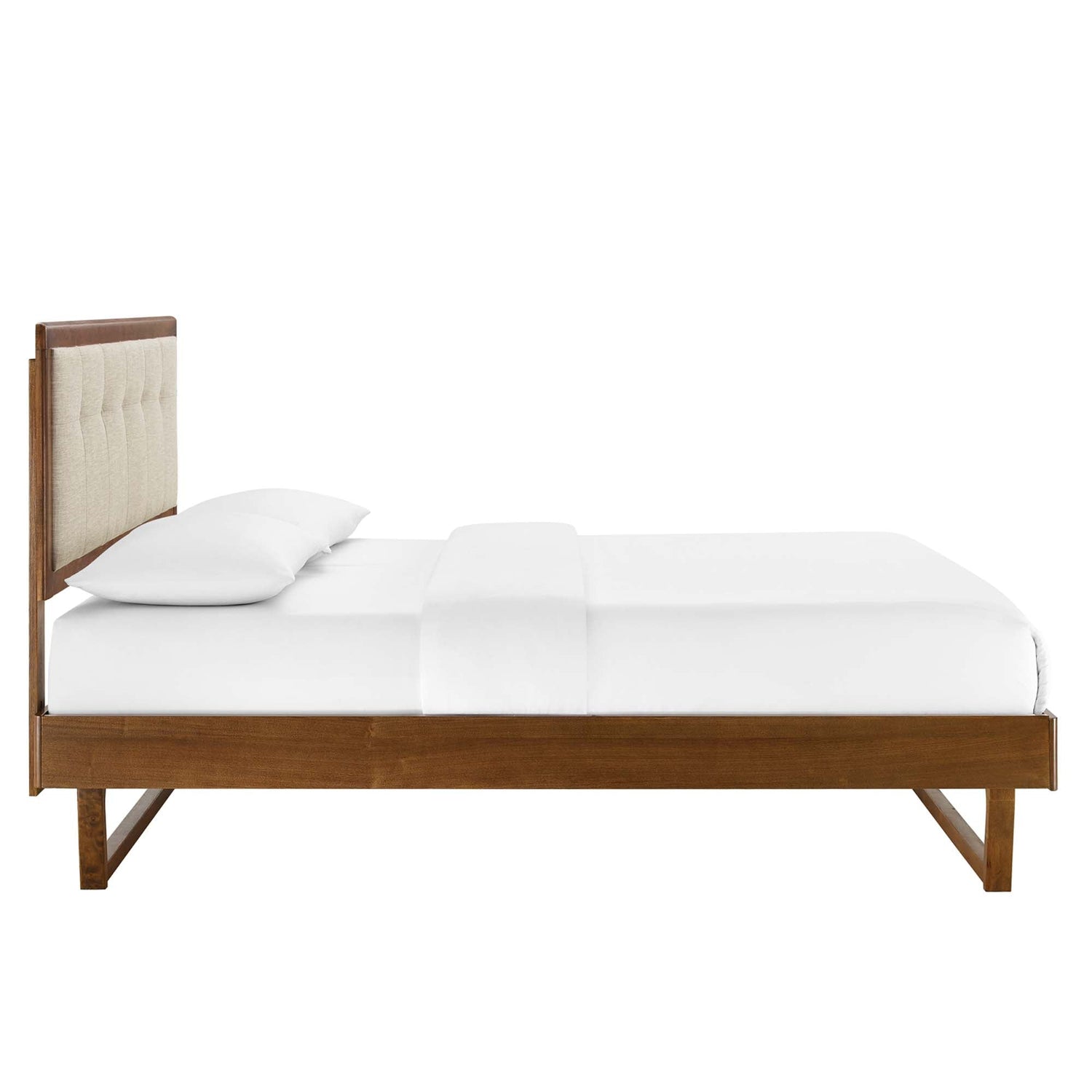 Willow Wood Platform Bed With Angular Frame by Modway