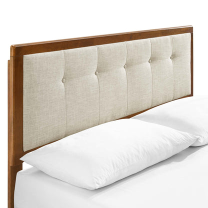 Willow Wood Platform Bed With Angular Frame by Modway